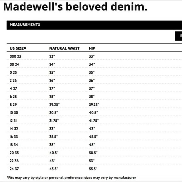 NWT, Madewell, Skinny Jeans, Mid to Hi-Rise, L9933 - Picture 12 of 12